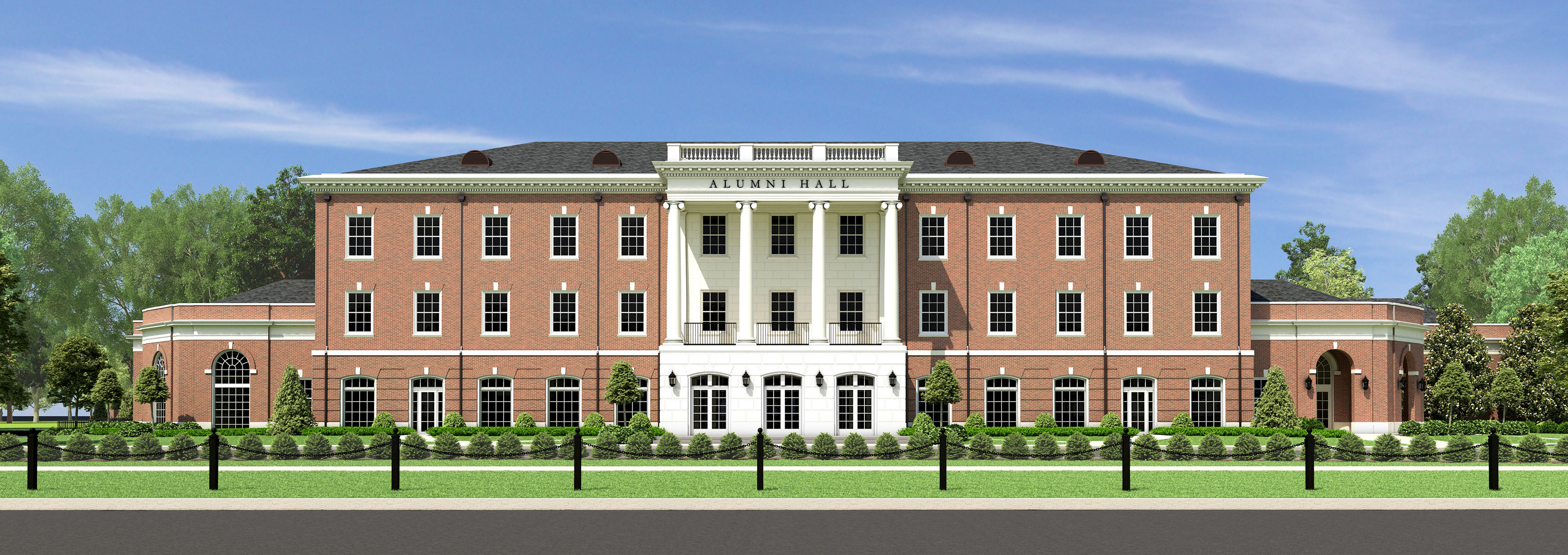 Alumni Hall rendering